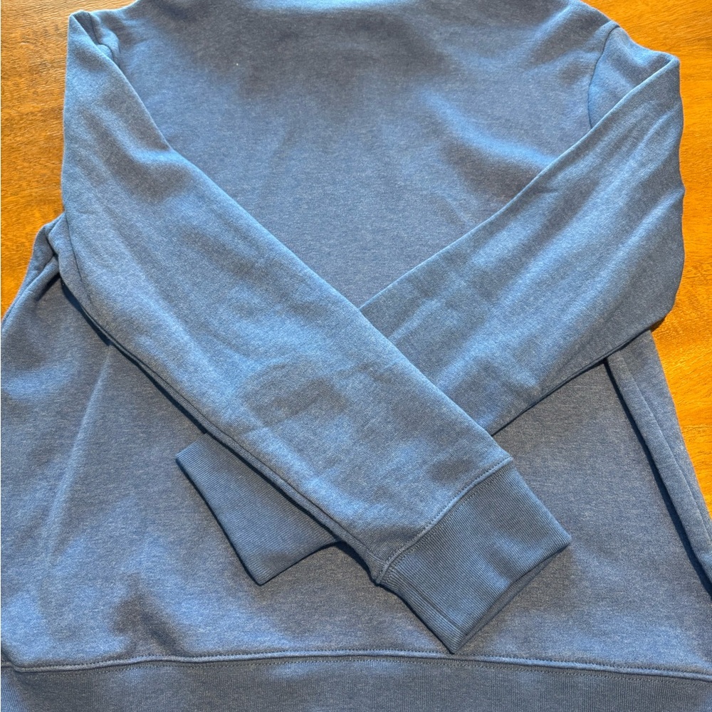 NWT J Crew Cozy Blue Hoodie - Picture 8 of 9